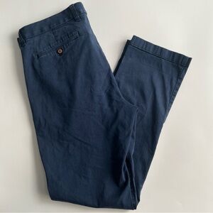 Tommy Bahama Boracay Flat Front Chino Pant Mens 36x32 (36x31) Maritime Navy Blue